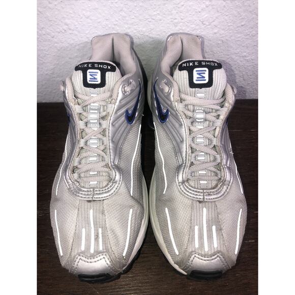 Rare 2002 Nike Shox Zest DS Mens Running Shoes 304112-001 Grey Blue Size 6Y - Picture 2 of 12